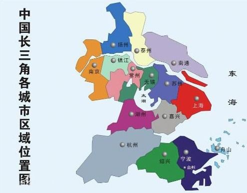 长三角包括哪些城市，长三角包括哪些城市地图