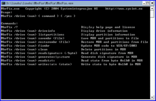 mbrfix，mbrfix.exe