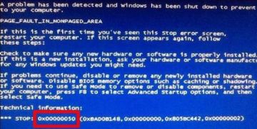 蓝屏0x000000050怎样解决?