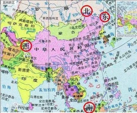 中国的地理位置是怎么样的?