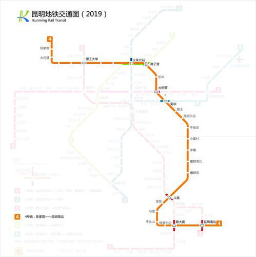 长沙地铁四号线全程线路