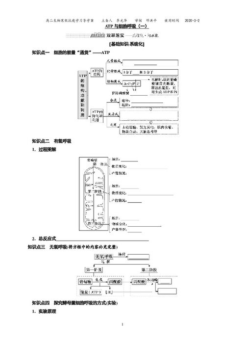 高二生物的知识点总结