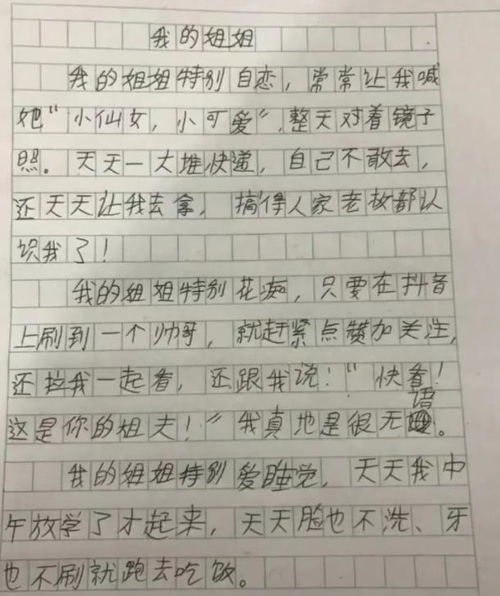 我真了不起作文