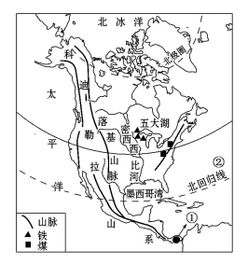 北美洲的地理位置(半球 海陆 纬度)，北美洲的地理位置经纬度