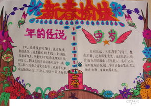 春节手抄报图片大全画，春节手抄报图片大全画兔年