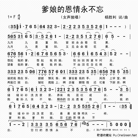 恩情永不忘歌词 恩情永不忘歌词是什么