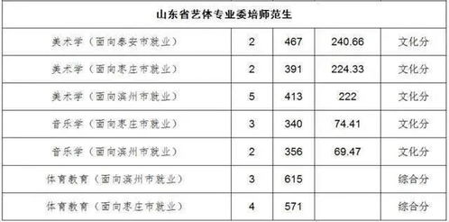 曲府师范大学分数线