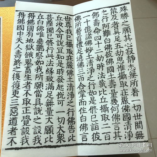 无量寿经大字拼音全文