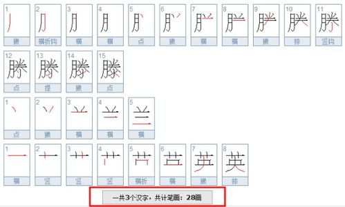 名字的名的笔顺