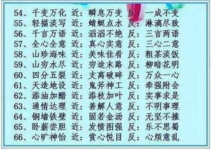 近的成语开头，静的成语大全四个字