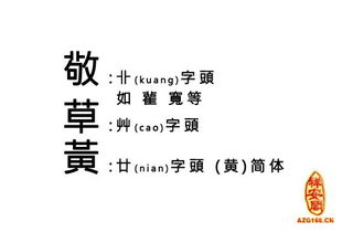 请问:有哪些带草字头的字?